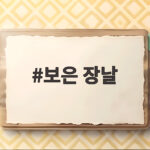 보은 장날