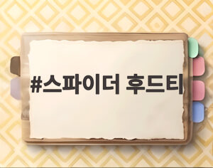 스파이더 후드티