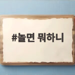 놀면 뭐하니