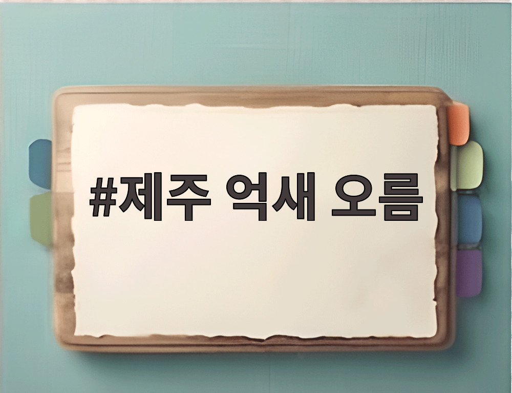 제주 억새 오름