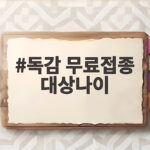 독감 무료접종 대상나이 14세 확대와 접종 일정 총정리 독감 무료접종 대상나이
