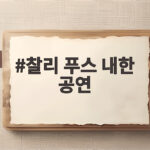 찰리 푸스 내한 공연 나연 듀엣과 3만 8천의 함성 찰리 푸스 내한 공연