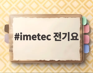 imetec 전기요