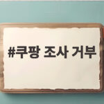 쿠팡 조사 거부 사태 여야가 한목소리로 규탄한 이유 쿠팡 조사 거부