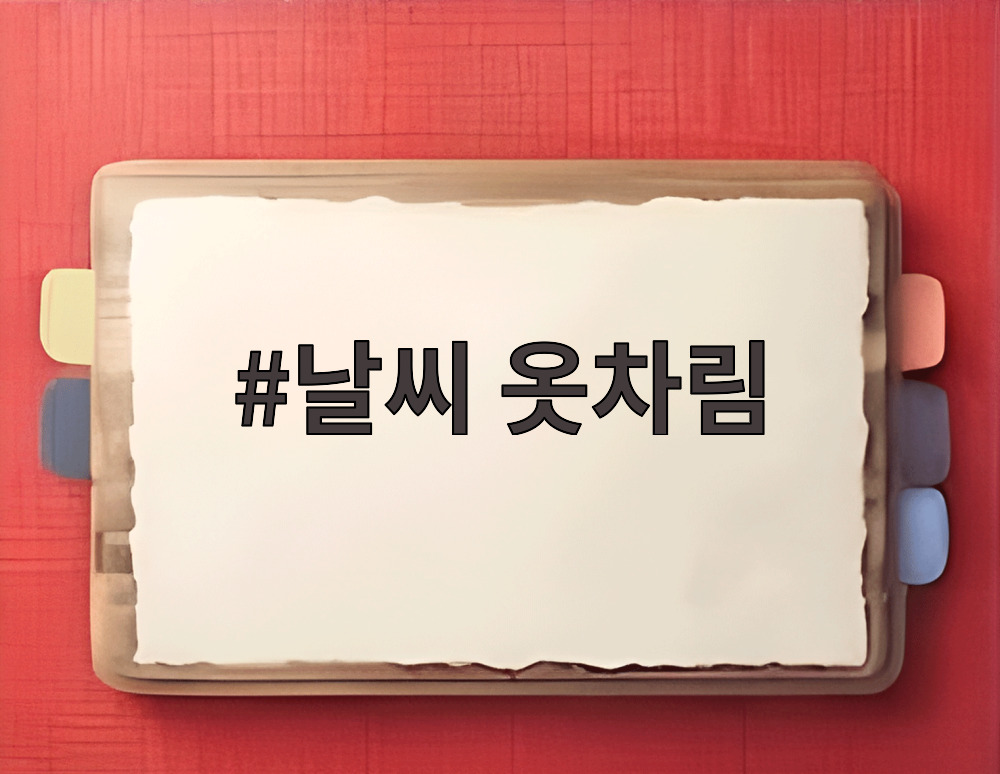 날씨 옷차림