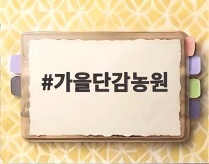 가을단감농원