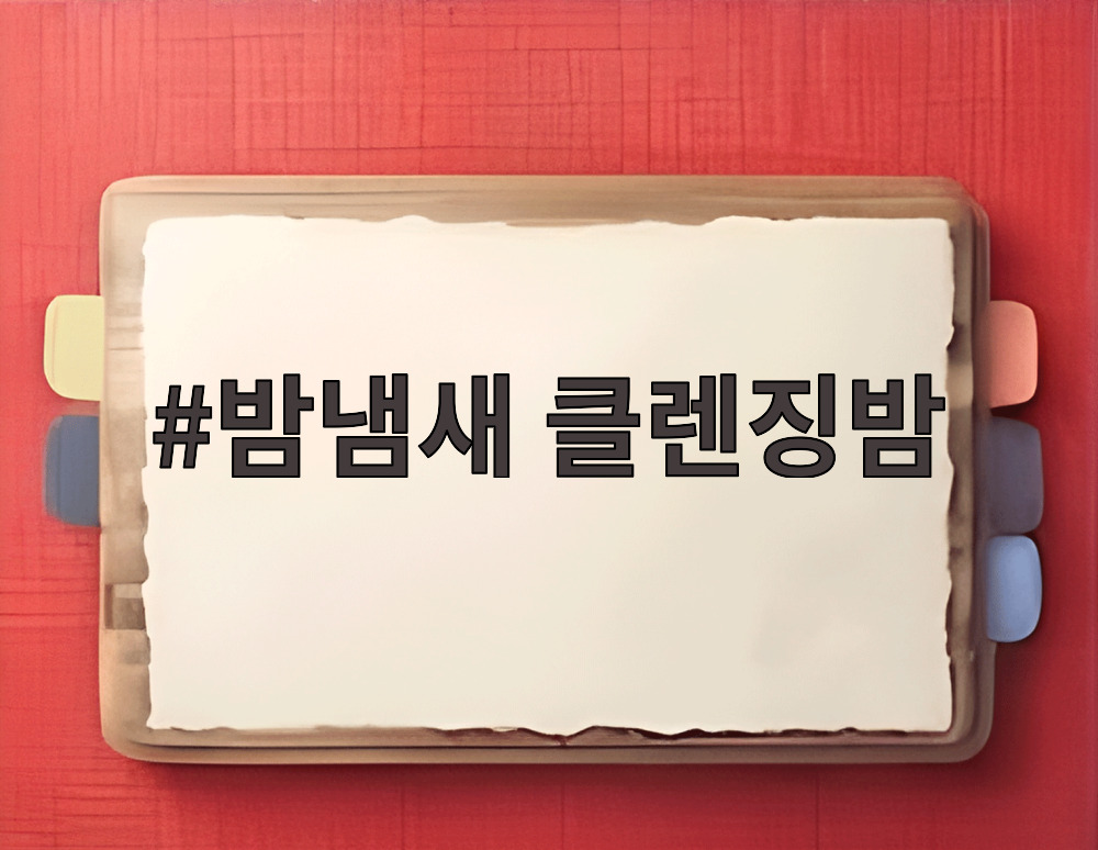 밤냄새 클렌징밤