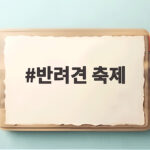 반려견 축제 10월 일정과 준비물 확인하고 떠나요 반려견 축제