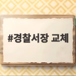 경찰서장 교체 전국 절반 118명 향피제 도입 왜 중요한가 경찰서장 교체