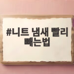니트 냄새 빨리 빼는법 세탁 없이 냄새만 빠지는 놀라운 관리법 니트 냄새 빨리 빼는법