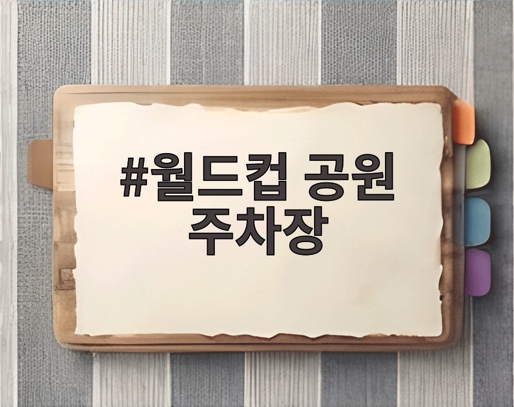월드컵 공원 주차장