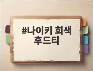 나이키 회색 후드티
