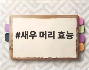 새우 머리 효능