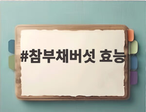 참부채버섯 효능