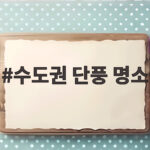 수도권 단풍 명소 절정 시기와 가볼 만한 곳 총정리 수도권 단풍 명소