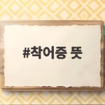 착어증 뜻