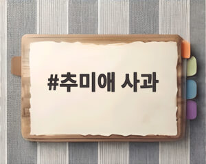 추미애 사과