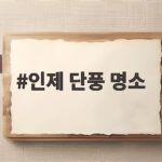 인제 단풍 명소 두곳에서 가을 절정을 만나는 법 인제 단풍 명소
