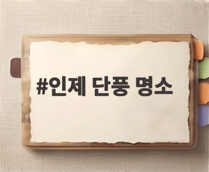 인제 단풍 명소