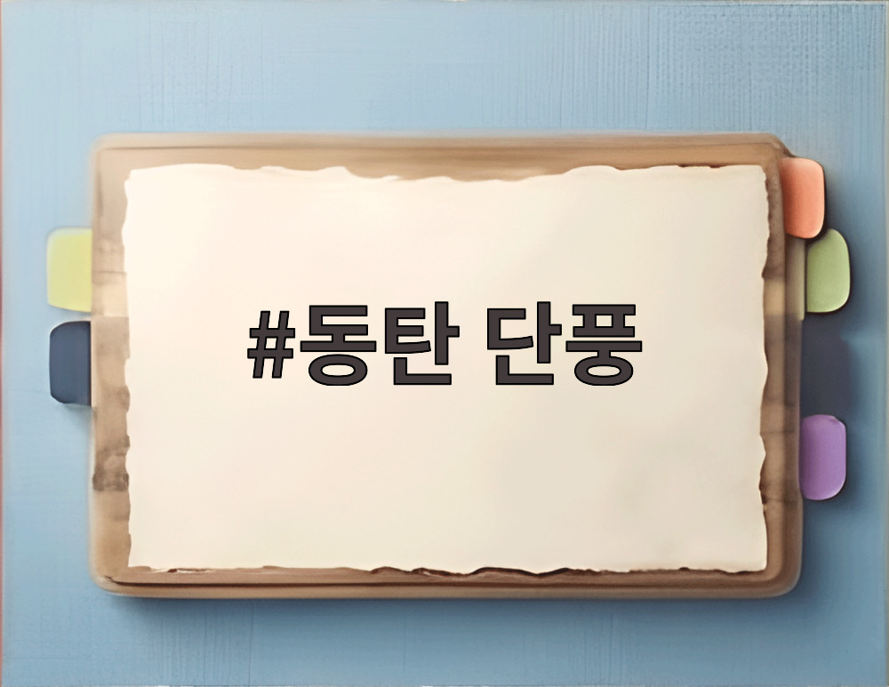 동탄 단풍