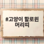 고양이 할로윈 머리띠 고르는 팁과 아이가 좋아한 이유 고양이 할로윈 머리띠