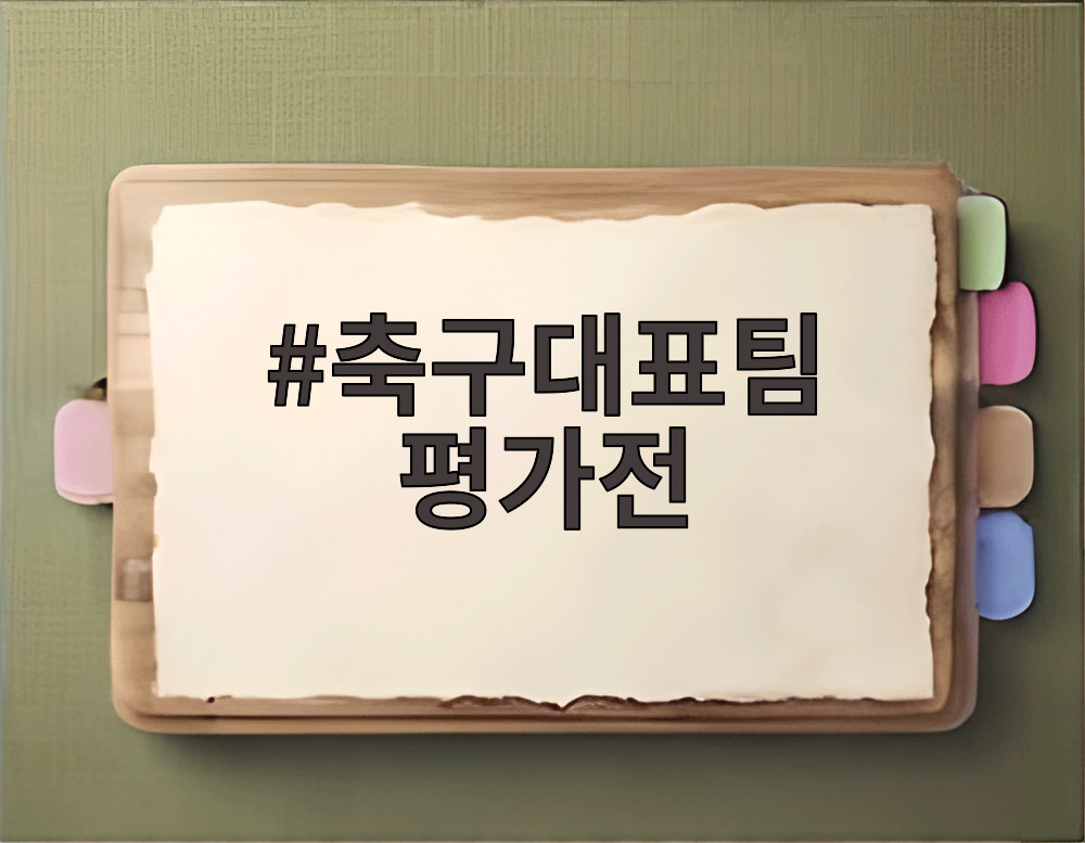 축구대표팀 평가전