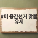 미 중간선거 맞불 유세 거액 자금의 향방과 민생 쟁점 미 중간선거 맞불 유세