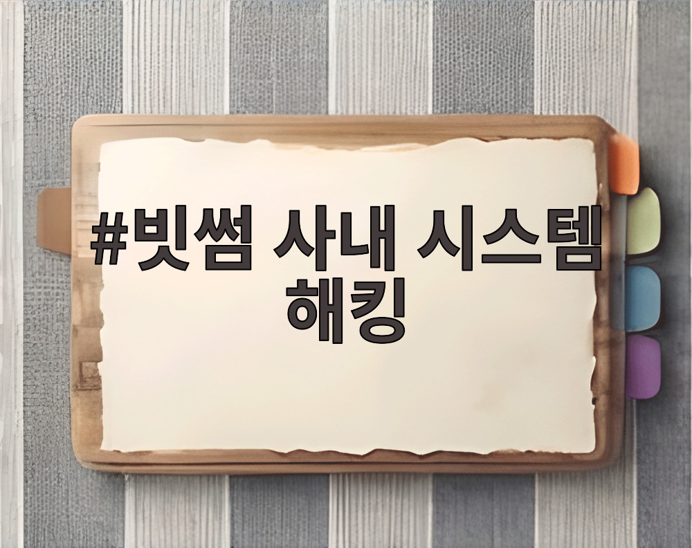 빗썸 사내 시스템 해킹