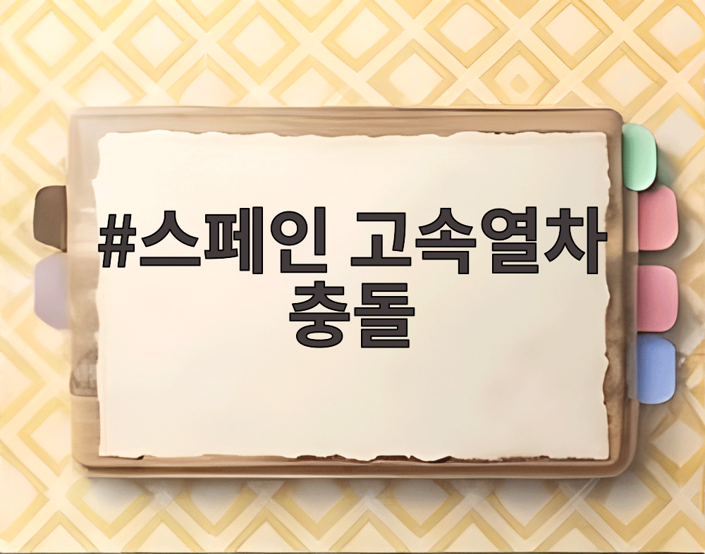 스페인 고속열차 충돌