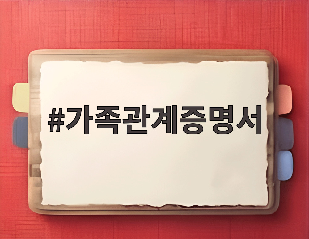 가족관계증명서