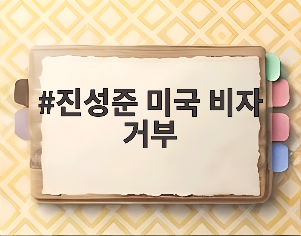 진성준 미국 비자 거부
