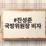 진성준 국방위원장 비자