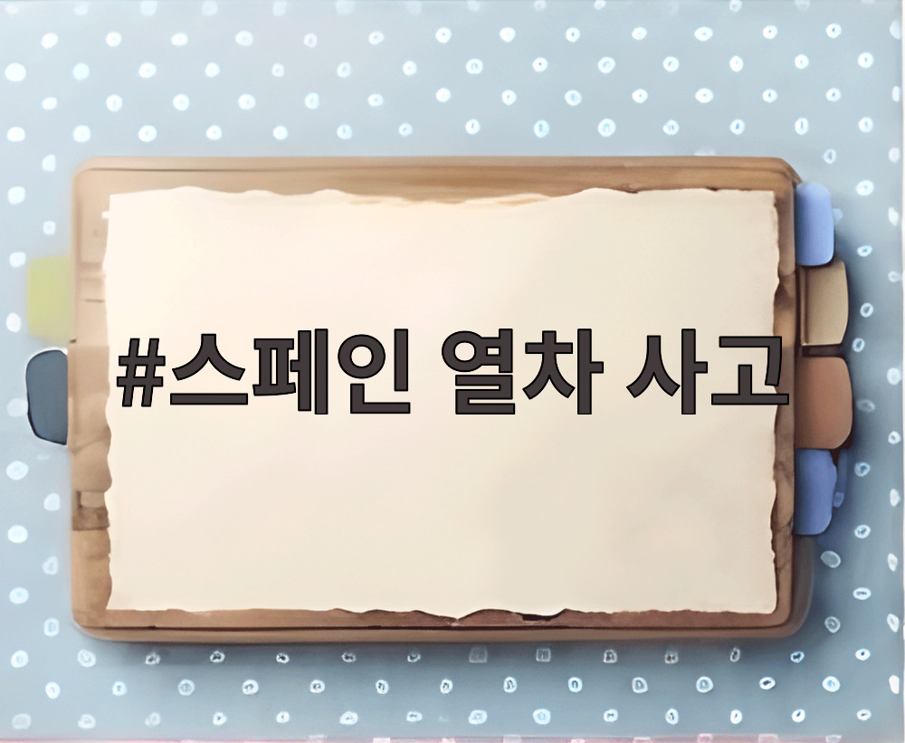 스페인 열차 사고