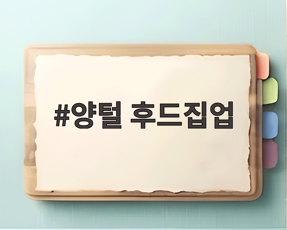 양털 후드집업