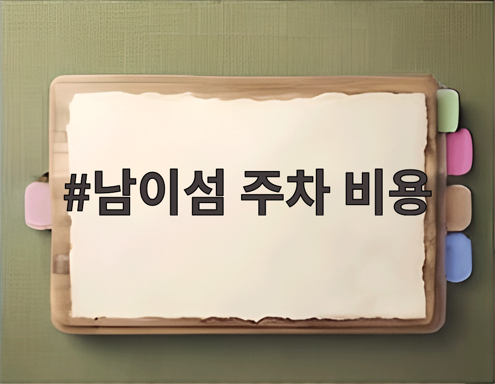 남이섬 주차 비용
